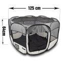 Kojec Premium Średnica 125 cm Łóżko Dla Zwierząt Sypialnia Pies Kot