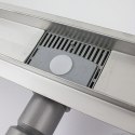 ODPŁYW LINIOWY Befliesbar Z SYFONEM 140cm STAL NIERDZEWNA ODPŁYW LINIOWY Befliesbar Z SYFONEM 140cm STAL NIERDZEWNA
