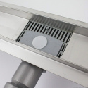 ODPŁYW LINIOWY Bogen Z SYFONEM 140cm STAL NIERDZEWNA ODPŁYW LINIOWY Bogen Z SYFONEM 140cm STAL NIERDZEWNA