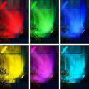 NICETAI zestaw 4 kolorowych reflektorów LED ogrodowych zewnętrznych