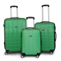 Zestaw walizek BERWIN 3-częściowy SQUARES zielone