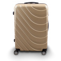 Zestaw walizek podróżnych Berwin bagaż M L XL champagne