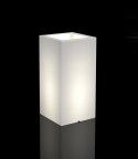 Biała donica Tower Pot z oświetleniem