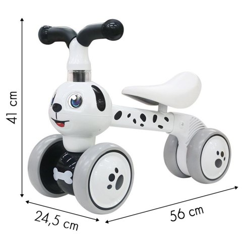 Rowerek biegowy Piesek jeździk mini rower 4 koła ECOTOYS