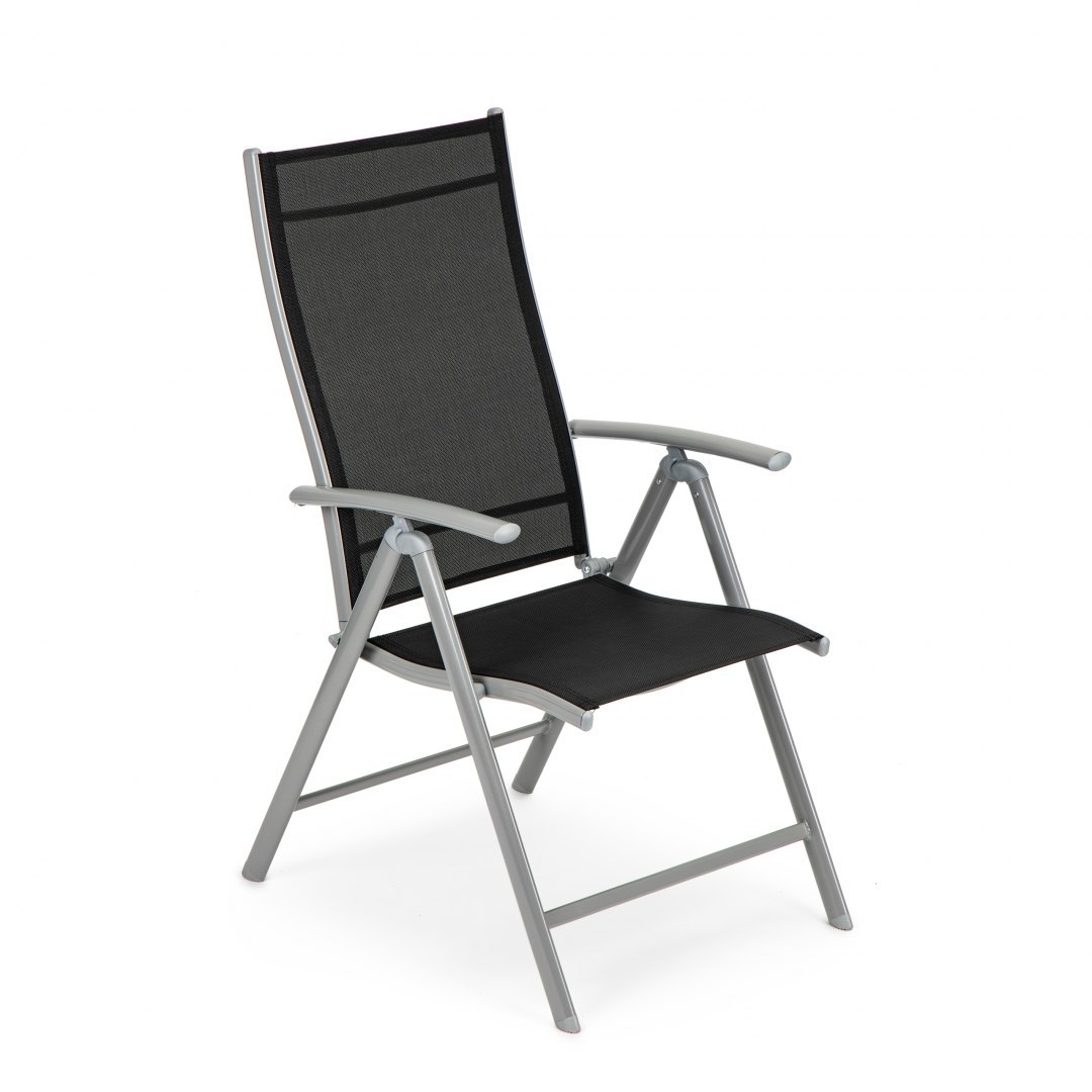 Krzesło ogrodowe składane metalowe regulacja taras