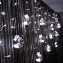 Lampki kule światełka świąteczne wiszące sople kurtyna 4m 108 LED