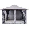 Namiot pawilon ogrodowy lux altana 3x4m moskitiera i pełne ścianki
