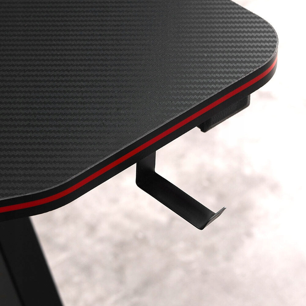 Stół gamingowy bituxx czarno czerwony
