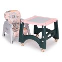 Krzesełko do karmienia 2w1 fotelik stolik dla dzieci