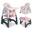 Krzesełko do karmienia 2w1 fotelik stolik dla dzieci