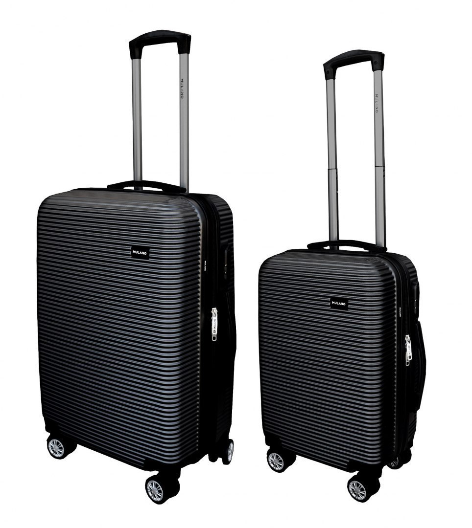 Zestaw Walizek L+M Czarne bisnesowe Bag Travel FLY Zestaw Walizek L+M Czarne bisnesowe Bag Travel FLY
