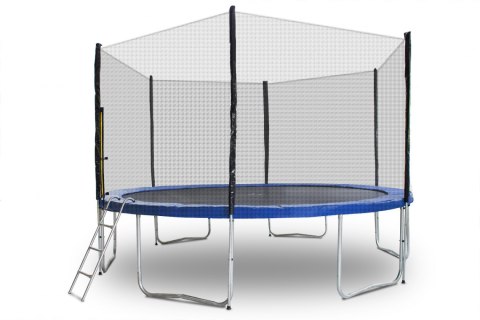 TRAMPOLINA 460 cm + DRABINKA + SIATKA + OSŁONA TRAMPOLINA 460 cm + DRABINKA + SIATKA + OSŁONA