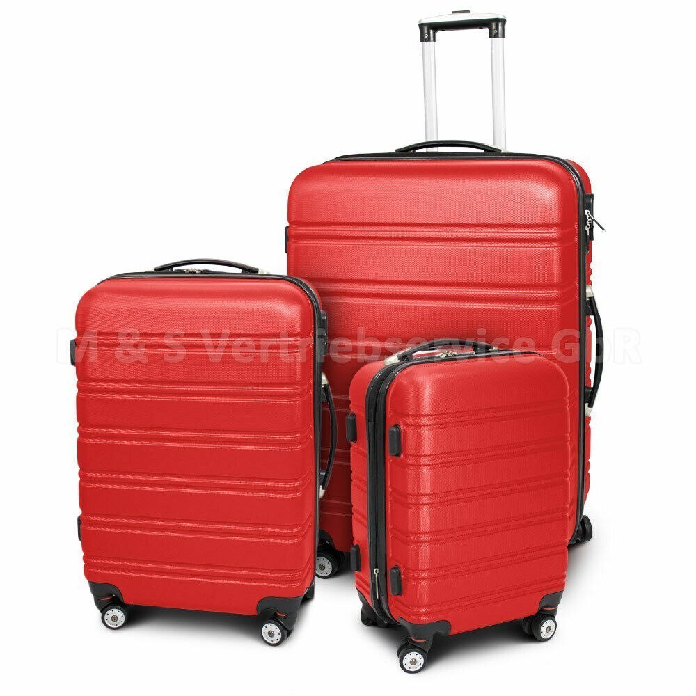 Set Zestaw walizek podróżnych szt M+L+XL ABS Set Zestaw walizek podróżnych szt M+L+XL ABS
