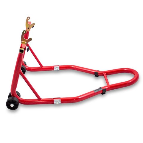 Stojak Motocyklowy Tylny 250kg Czerwony 21-34 cm Stabilny i Solidny