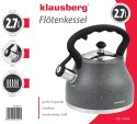 CZAJNIK Z GWIZDKIEM KLAUSBERG 2,7L KB-7449