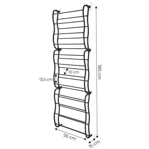 Organizer na buty zawieszany na drzwiach - drabinka na buty