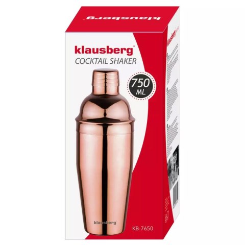 SHAKER BARMAŃSKI DO KOKTAJLI 750ml KLAUSBERG KB-7650