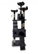 Drapak drzewko Legowisko Wieża dla Kota 170cm Ciemnoszary w łapki