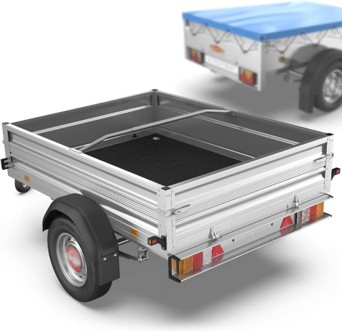 BITUXX 1x aluminiowy wspornik plandekowy do przyczepy samochodowej z płaską plandeką 100-170CM BITUXX 1x aluminiowy wspornik plandekowy do przyczepy samochodowej z płaską plandeką 100-170CM