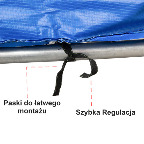 OSŁONA NA SPRĘŻYNY DO TRAMPOLINY 244-250 CM / 7 FT