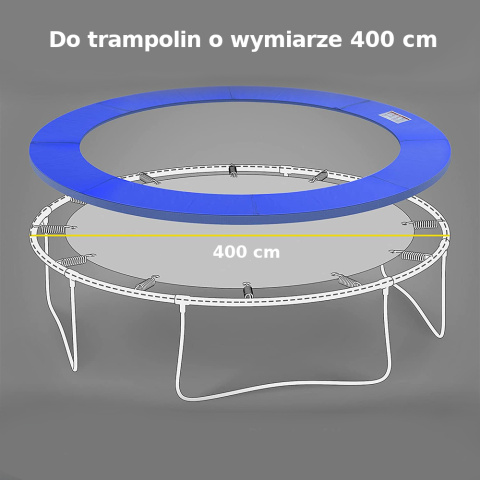 OSŁONA NA SPRĘŻYNY DO TRAMPOLINY 400 CM / 13 FT