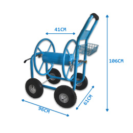 Wózek z bębnem zwijacz na wąż ogrodowy wytrzymał do 70m 3/4