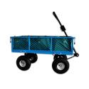 Wózek transportowy ogrodowy z plandeka Pakowny do 300 kg Demontaż Ścianek