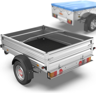 BITUXX 1x aluminiowy wspornik plandekowy do przyczepy samochodowej z płaską plandeką 140-210CM