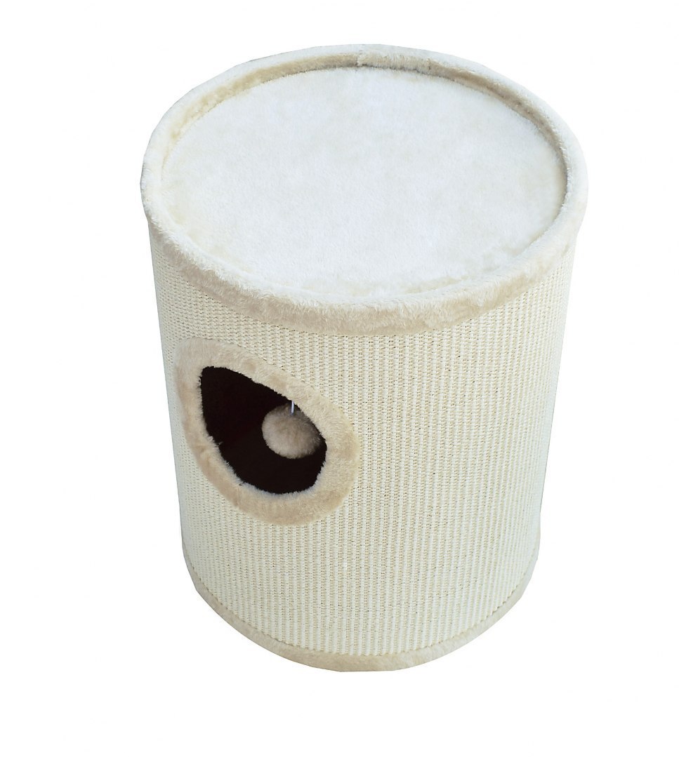 Drapak/Tuba/ Wieża/ Legowisko dla Kota 50cm Beżowa Drapak/Tuba/ Wieża/ Legowisko dla Kota 50cm Beżowa