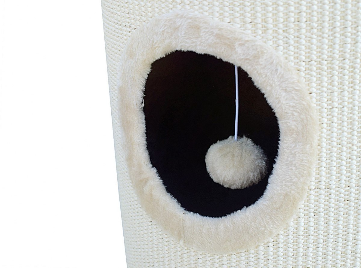 Drapak/Tuba/ Wieża/ Legowisko dla Kota 50cm Beżowa Drapak/Tuba/ Wieża/ Legowisko dla Kota 50cm Beżowa