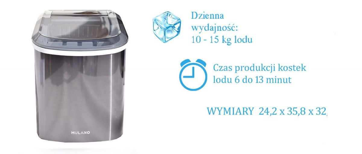 Kostkarka Maszynka Do Lodu Szara Stołowa Kostkarka Maszynka Do Lodu Szara Stołowa