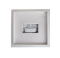Odpływ kwadratowy Minimalistyczny Ściek wodny 25x25 Odpływ kwadratowy Minimalistyczny Ściek wodny 25x25