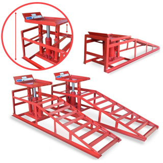 Profesjonalne Rampy Najazdowe z Podnośnikiem Hydraulicznym 2 szt.