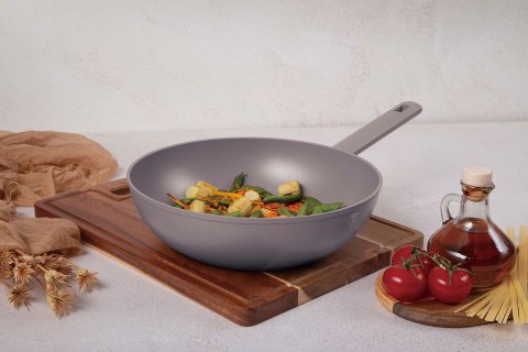 WOK TYTANOWY 28cm BERLINGER HAUS BH-8093 TAUPE