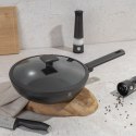 WOK TYTANOWY Z POKRYWĄ 28cm BERLINGER HAUS BH-8124 ANTRACIT