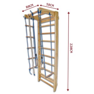 Drabinka do Ćwiczen 220cm Do Reahabilitacji + dodatki