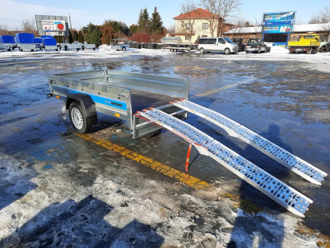 Najazdy Alu Zestaw do 680 kg 11412 Składane Rampy