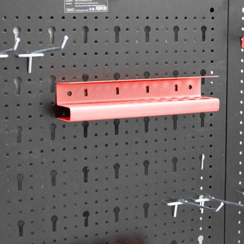 TABLICA ŚCIANKA NARZĘDZIOWA DO GARAŻU 3 CZĘŚCIOWA Czerwona Do Warsztatu