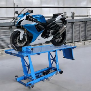 Hydrauliczny podnośnik motocyklowy BITUXX 464 kg platforma warsztatowa