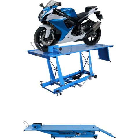 Hydrauliczny podnośnik motocyklowy BITUXX 464 kg platforma warsztatowa Hydrauliczny podnośnik motocyklowy BITUXX 464 kg platforma warsztatowa
