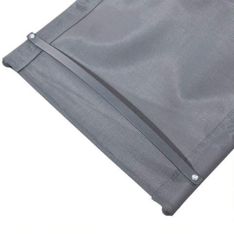 Leżak bujany ogrodowy textilene czarny lekki 9.7kg łatwy transport 2 sztuki Leżak bujany ogrodowy textilene czarny lekki 9.7kg łatwy transport 2 sztuki