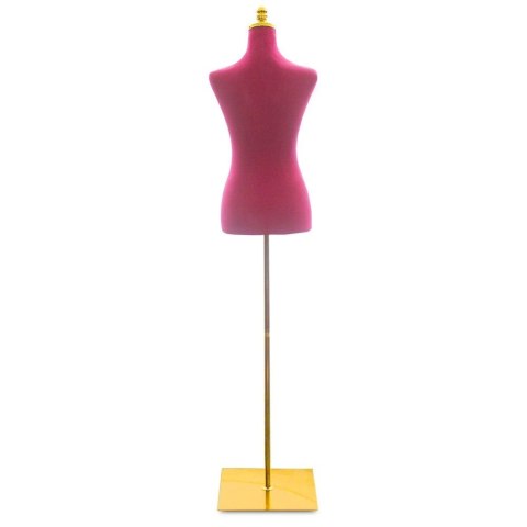 Manekin krawiecki damski regulowany 170-190 cm welur do szycia ekspozycji