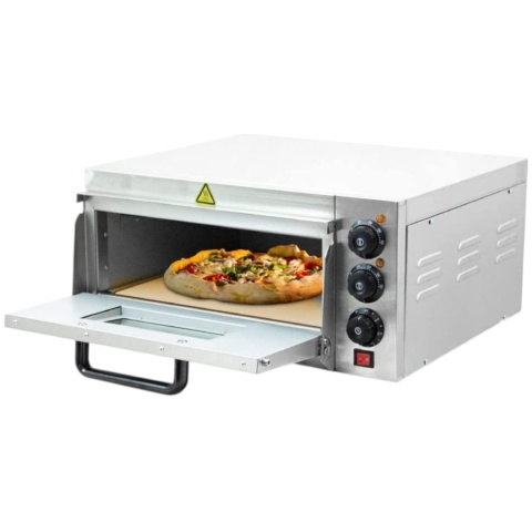 PIEC DO PIZZY ELEKTRYCZNY 2000 W DO 350° Z PŁYTĄ KAMIENNĄ PIEC DO PIZZY ELEKTRYCZNY 2000 W DO 350° Z PŁYTĄ KAMIENNĄ