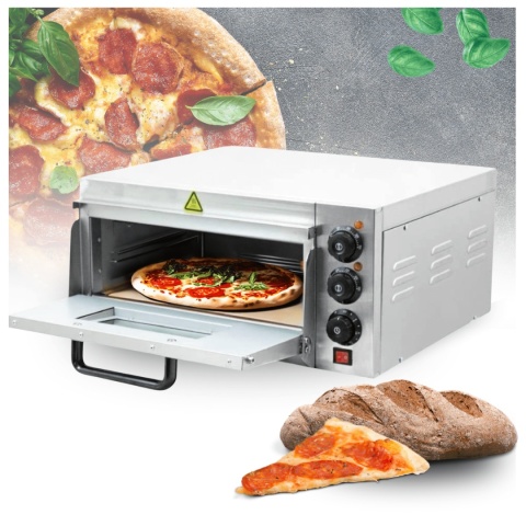 PIEC DO PIZZY ELEKTRYCZNY 2000 W DO 350° Z PŁYTĄ KAMIENNĄ PIEC DO PIZZY ELEKTRYCZNY 2000 W DO 350° Z PŁYTĄ KAMIENNĄ