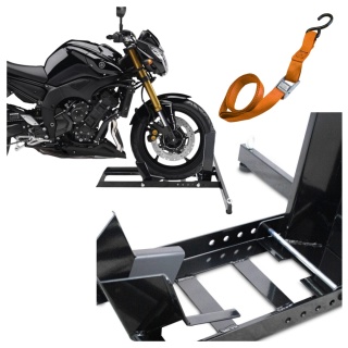 Stojak do Transportu Motocykla Uchwyt 800kg Stabilny Stojak Transportowy