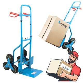 WÓZEK SCHODOWY TRANSPORTOWY 100 kg RĘCZNY Magazynowy na Schody