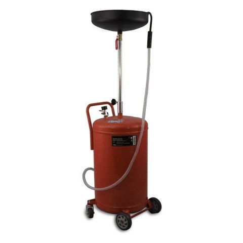 Zlewarka Wózek do Oleju 80L Czerwona Sprężone Powietrze Lejek Zlewarka Wózek do Oleju 80L Czerwona Sprężone Powietrze Lejek