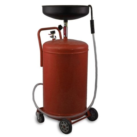 Zlewarka Wózek do Oleju 80L Czerwona Sprężone Powietrze Lejek Zlewarka Wózek do Oleju 80L Czerwona Sprężone Powietrze Lejek