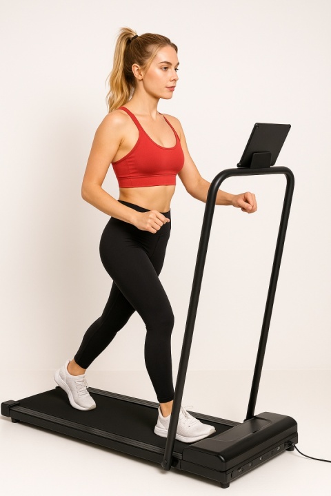 Domowa Bieżnia Elektryczna 10km/h z uchwytem i Pilotem