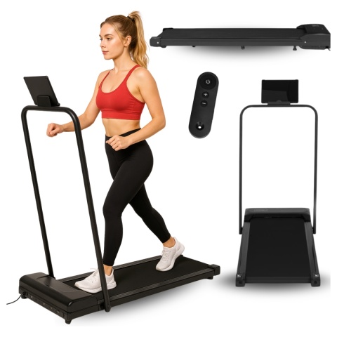 Domowa Bieżnia Elektryczna 10km/h z uchwytem i Pilotem